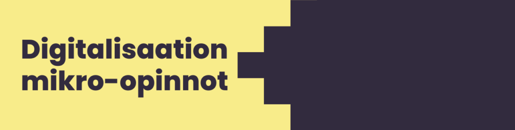 Linkki digitalisaation mikro-opintoihin.