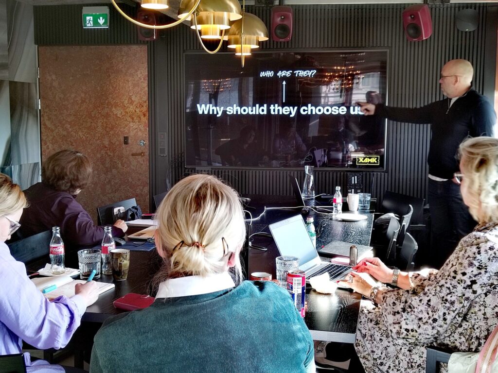 Kuva Humakin järjestämästä pikakiihdyttämöstä.